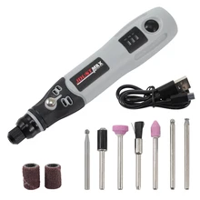 4,2 в Беспроводная мини шлифовальная машина дрель Электрический Роторный инструмент набор для фрезерования полировки гравировальный станок Регулируемая скорость электроинструмент