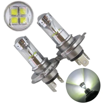 

2pcs Super Bright 60W XBD Chip 12SMD 9003/H4 CANBUS LED Bulbs car High Beam/Daytime Running Lights/ Fog Lamps 6000K DC12V-24V