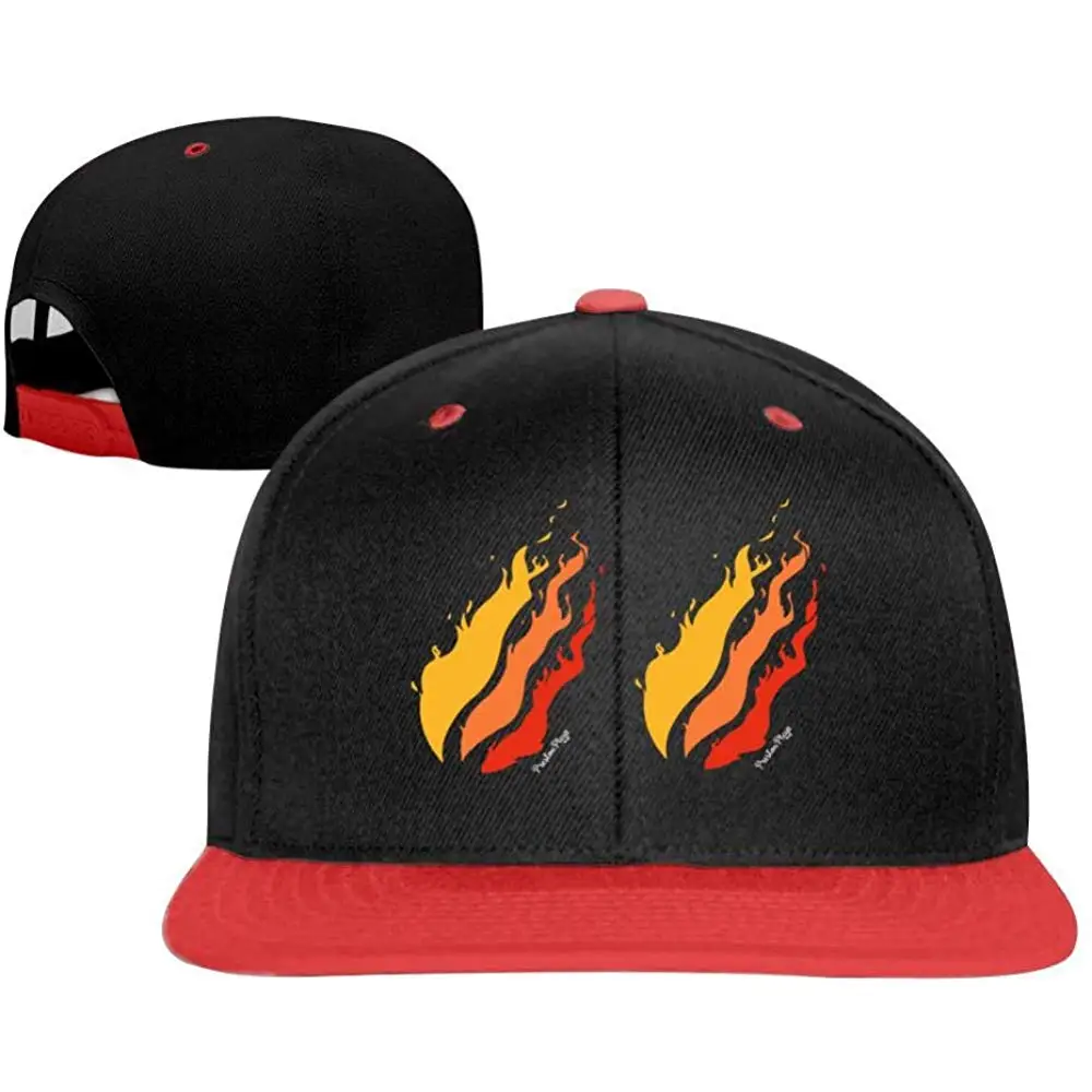 BFBJFG Preston Fire Nation Playz Gamer Flame Baseball Cap Classic Fashion Contrast Hip Hop Hats for Women Men |
