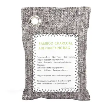 

Air Purifier Bag Car Home Shoes Bamboo Charcoal Dehumidifier Odor Remover Bag