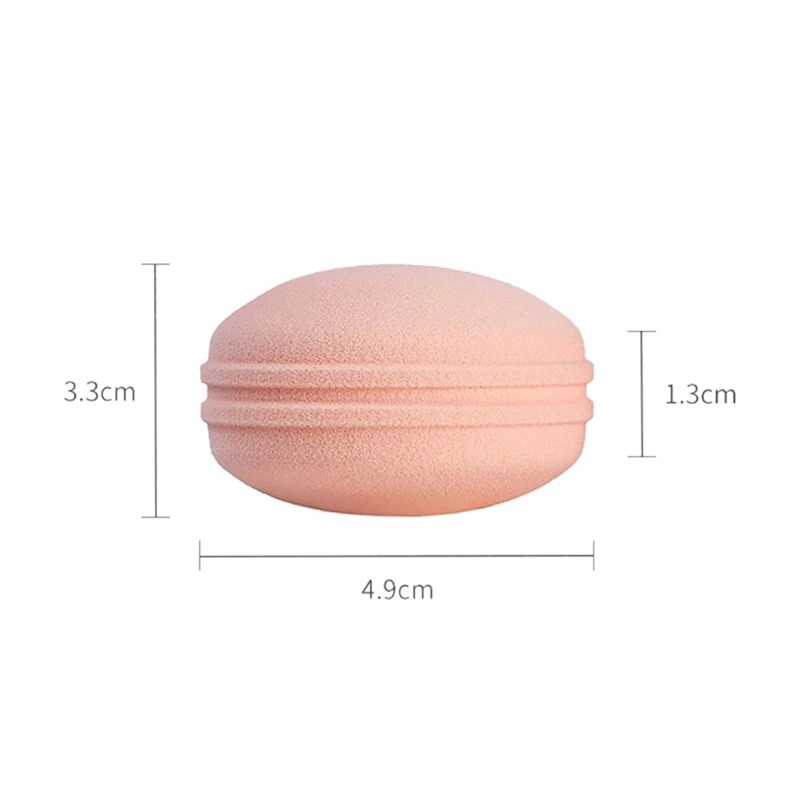 Macaron Sponge Egg Makeup Sponge макияж яйцо мытье лица многофункциональная пуховка Влажная и сухая не есть порошок для основы, Crea