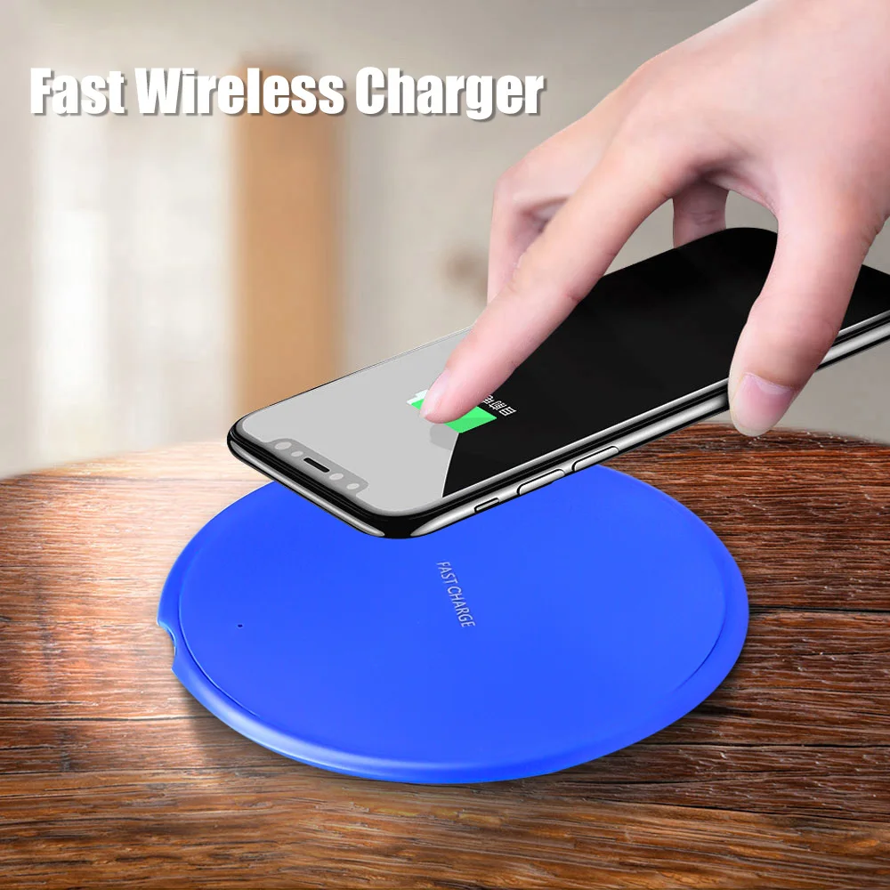 

KEBIDU 10W Qi Wireless Charger for Samsung S9 S10 iPhone X XS MAX XR 8 Plus for Xiaomi 9 Huawei P30 pro 10W Wireless Charging