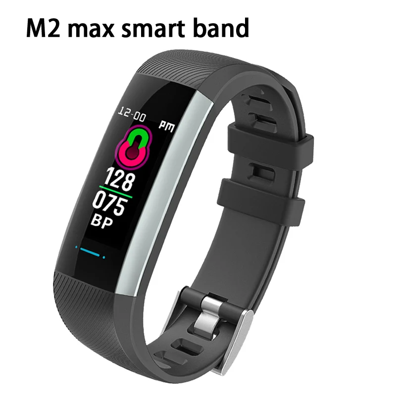 

2019 M2 Max Smart Bracelet Waterproof Fitness Tracker Color Screen Rate Blood Pressure Monitoring Bluetooth Sport Smart Watch