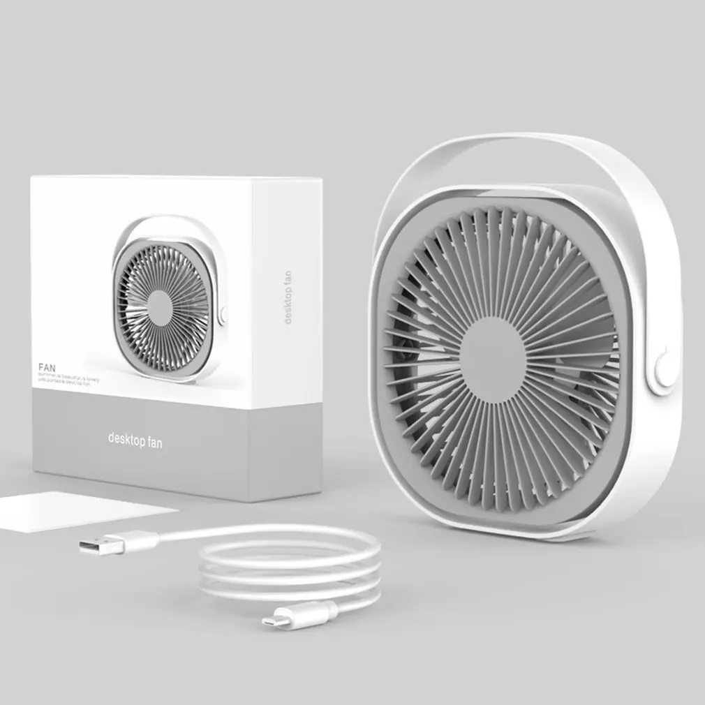 

6 inch Personal Small Desktop Table Quiet Fan for Home Office Stylish Office Home Car Outdoor Travel