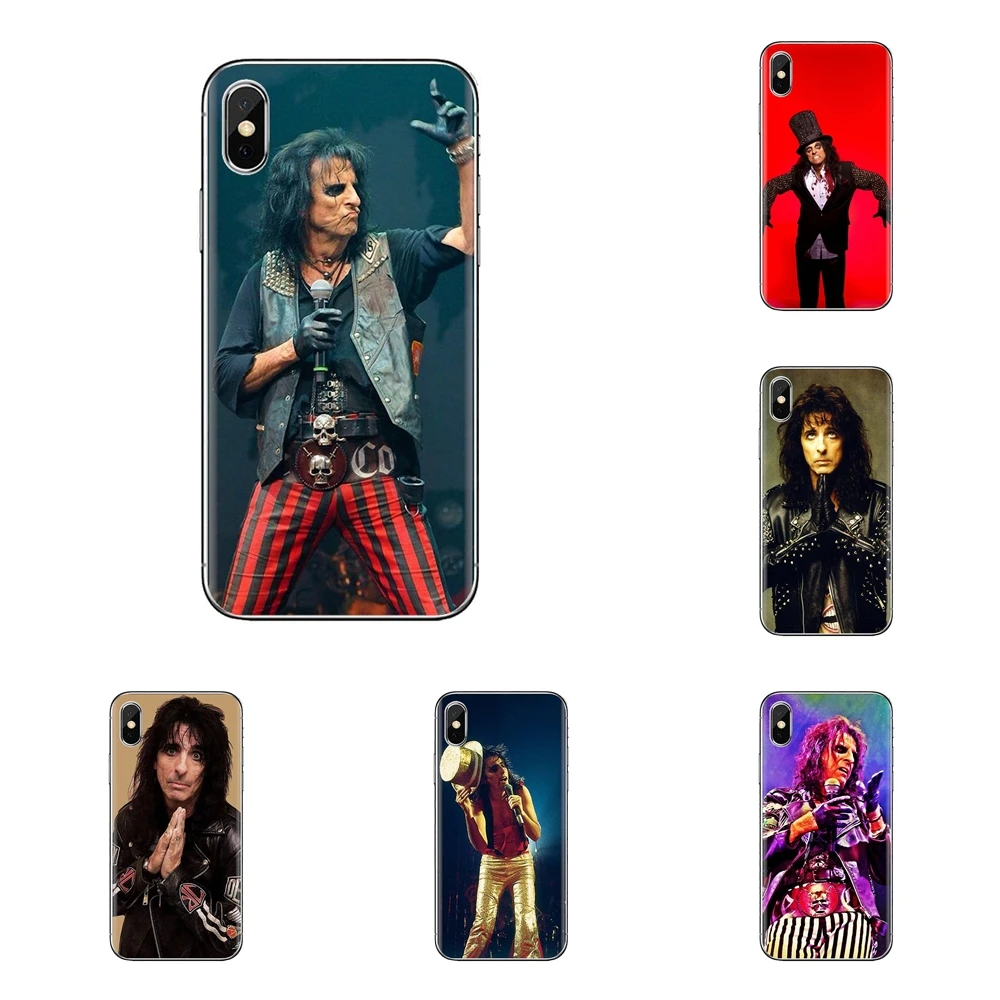 For Huawei Mate Honor 4C 5C 5X 6X 7 7A 7C 8 9 10 8C 8X 20 Lite Pro Transparent Soft Cases Covers Heavy metal band Alice Cooper |