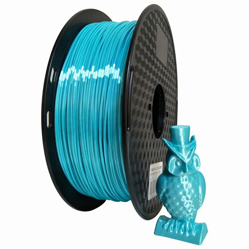 Silk Blue Pla 3d Printer Filament 1 75mm 500g Shine Silky 3d Pen Printing Filament 0 5kg Rich Luster Material Thread 3d Printing Materials Aliexpress