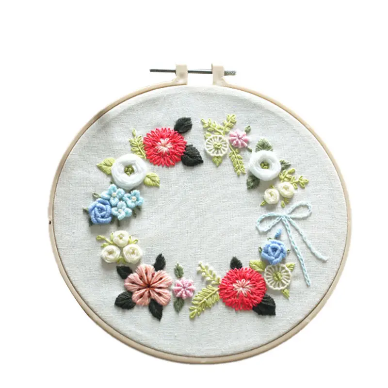 Creative European Embroidery DIY Material Package Beginner Embroidery Semi-finished Product Kit