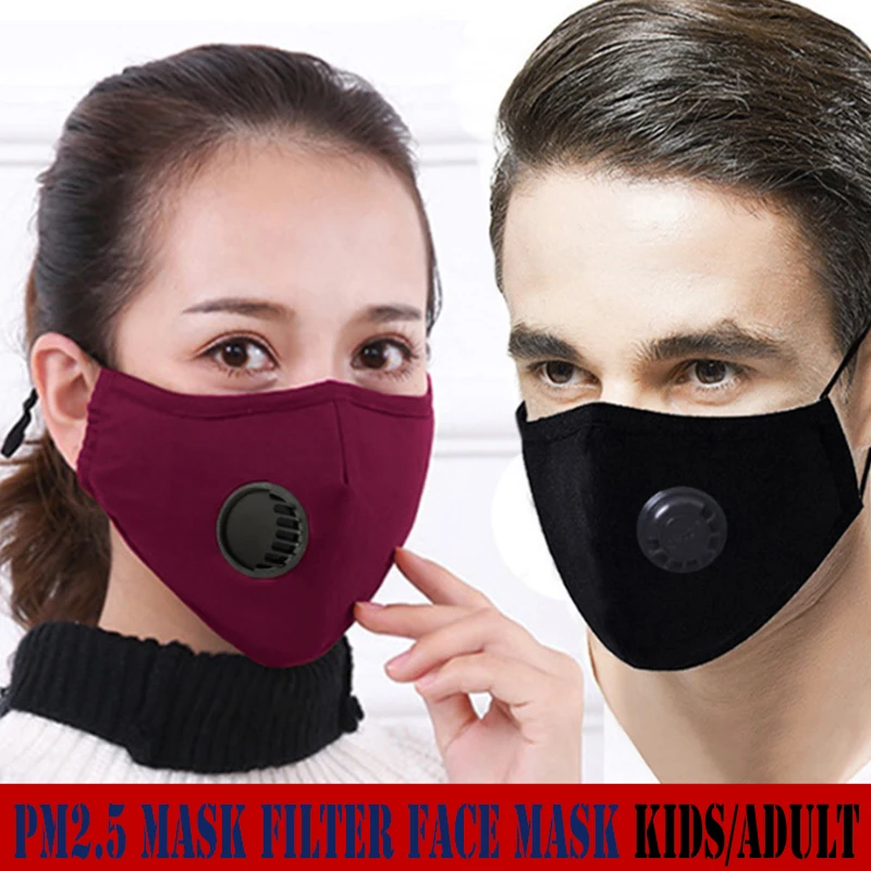 

New FFP3 Mask And Filter Towel Unisex Cotton PM2.5 Mouth Mask Anti-Dust For Men Women Mask Filter Respirator FFP2