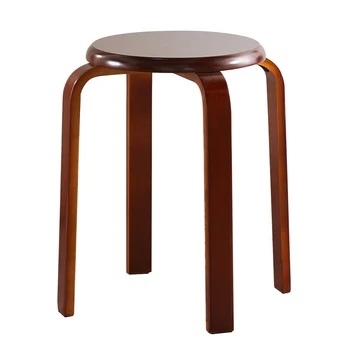 

Wooden Stool, Round Stool, Dining Bench, Fashion Creative Wooden Stool, Small Stool, Family Stool, Round Stool, Bench