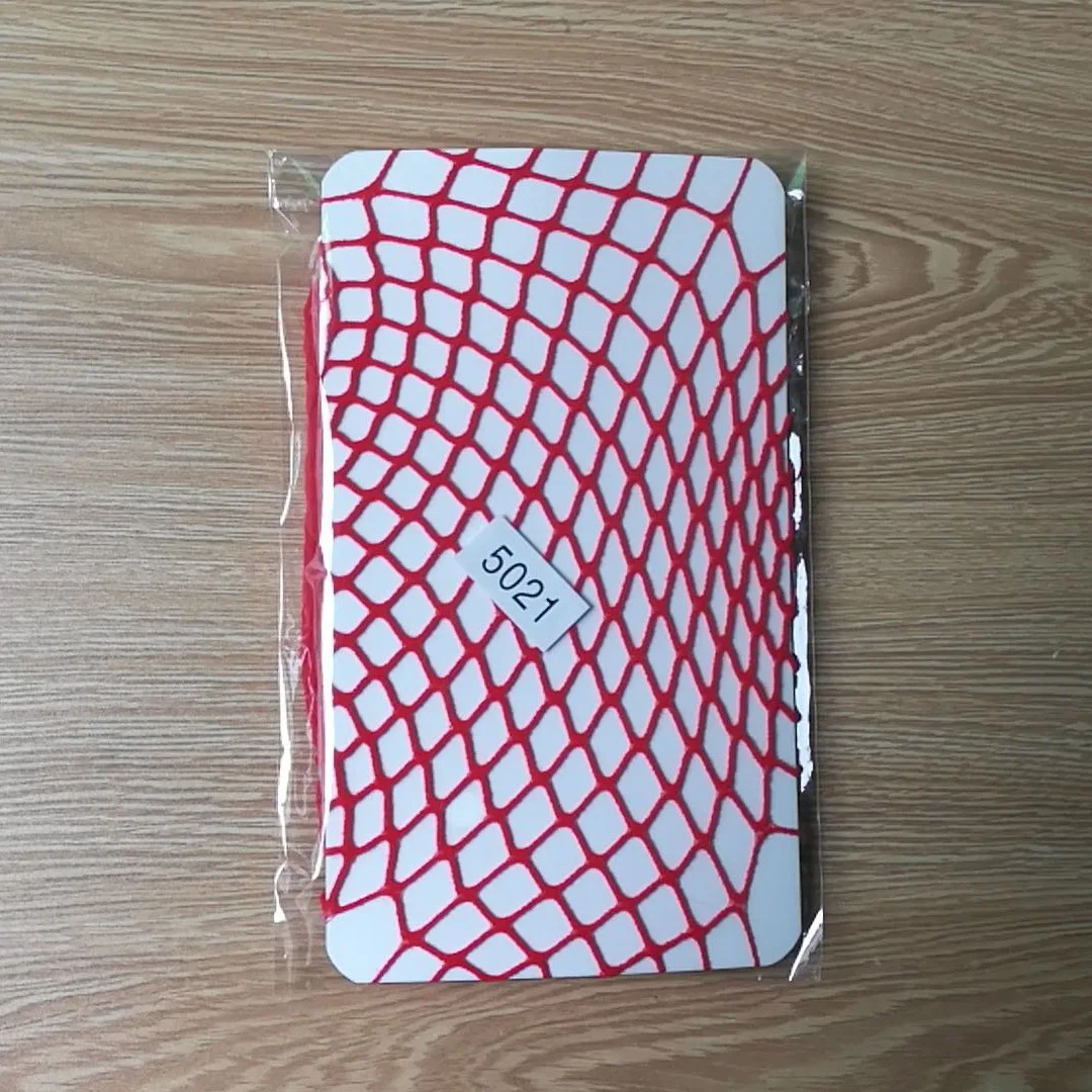 5021 red Эротическое нижнее белье, Униформа, грубая мелкая сетка, сетка, открытая промежность, чулки, нижнее белье, пара, флирт, ночная рубашка, высокая талия, Порно чулки - Цвет: 5021 red