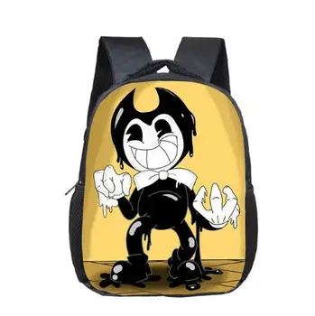 

Bendy And The Ink Machine Backpack For Children School Bags Cartoon Game Printing Book Backpack Daily School Backpack
