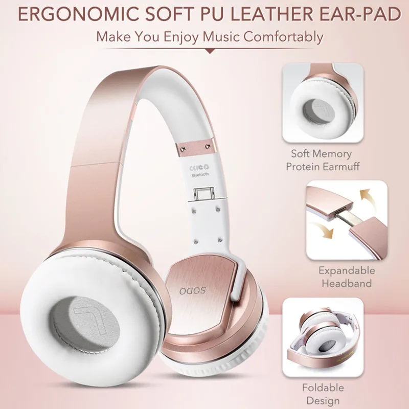 Bluetooth наушники 2 в 1 складные NFC Hi Fi с микрофоном|Наушники и гарнитуры| |
