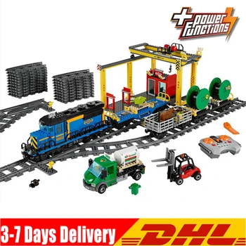 

DHL 02008 02010 The High-speed Passenger Train with Motor Remote Control Compatible 82008 60052 60051 Blocks Toys
