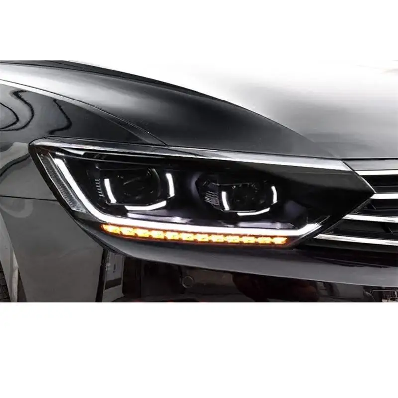 Автозапчасти Luces Led Para авто Drl аксессуары автомобильные лампы фары автомобильные фары в сборе 17 18 для Volkswagen Magotan