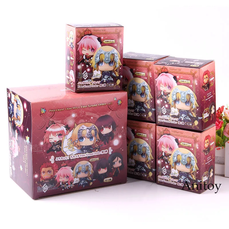 Fate/Grand для сабля Lancer пюре Kyrielight Shielder дуги Rider служащего Cath Kidston, Palug, движущаяся фигурка, Коллекционная модель, игрушка 5 шт./компл - Цвет: A with colorful box