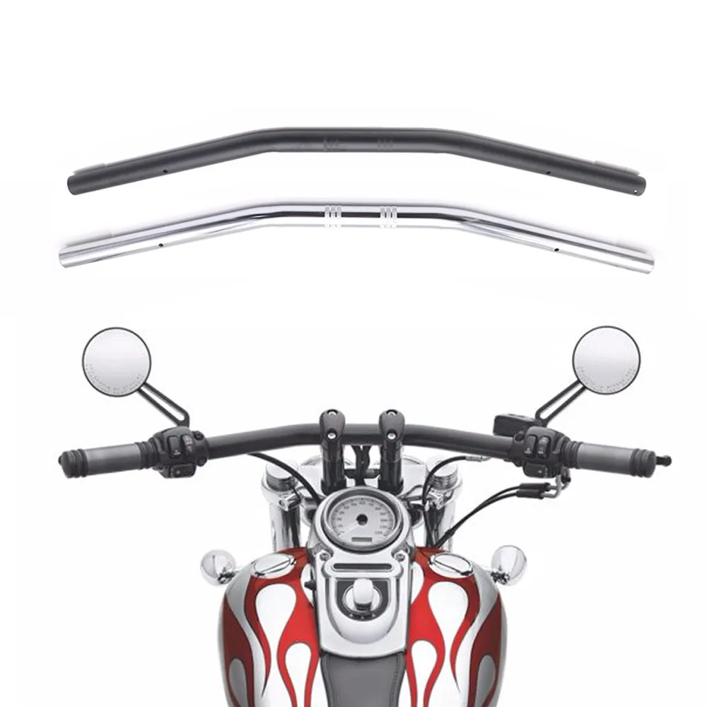 Manillar de motocicleta de 22mm, manillar superalto para Scooter, Retro,  Bobber, Chopper, Cruiser, Dyna, Softail, volante