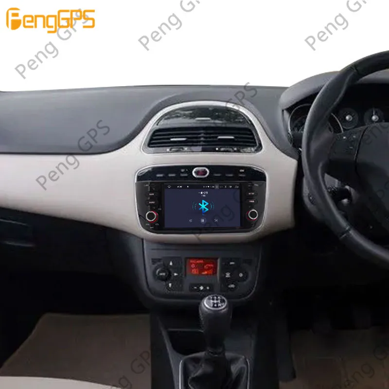 Excellent Android 9.0 PX5 4+64GB car No DVD player Built-in DSP Car multimedia Radio For Fiat Punto 2009-2015 Linea 2012-2015 GPS Nav 1