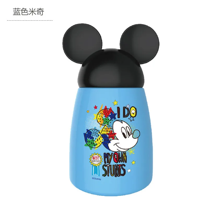 300 мл Дисней Микки Минни детская чашка 304 термос из нержавеющей стали с изоляцией детские кружки с соломинкой Для девочек кружка для воды подарок - Цвет: Mickey