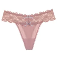 Femmes Sexy dentelle culottes taille basse slips String femme sous-vêtements G String respirant Lingerie tentation broderie intimes 6