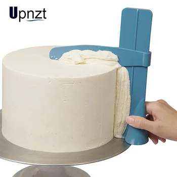 

Cake Scraper Smoother Adjustable Fondant Spatulas Cake Edge Smoother Cream Decorating DIY Tableware Kitchen Cake Tool