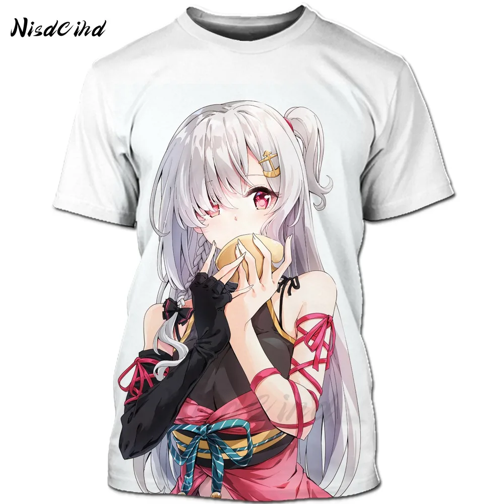 Hentai Shirt Men 3d Print Japan Sexy Girl Anime T Shirt Short Sleeve T-shirt Waifu Bikini Cosplay Hip-Hop Streetwear Funny Shirt (3)