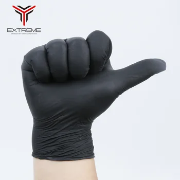 

50Pairs Disposable Nitrile Tattoo Gloves Sterilized Latex Rubber New Tattoo Supply Pink Colour(L)