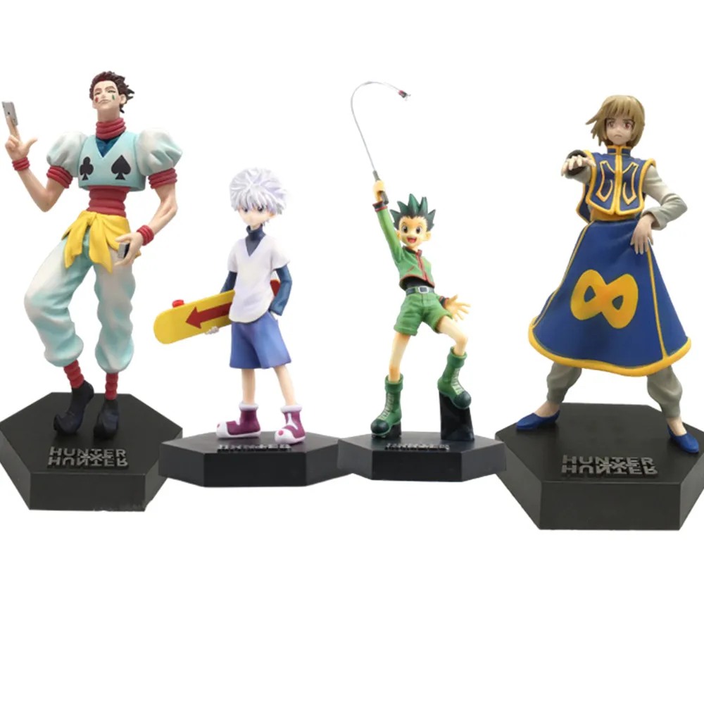Hunter X Аниме фигурки Hisoka Kurapika Gon Freecss Killua Zoldyck игрушки ПВХ фигурка модель