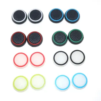 

16PCS Double Rocker Enhanced Raised Silicone Rubber Analog Stick Thumb Grips Joystick Cover Caps For Playstation 4 PS4 Xbox One