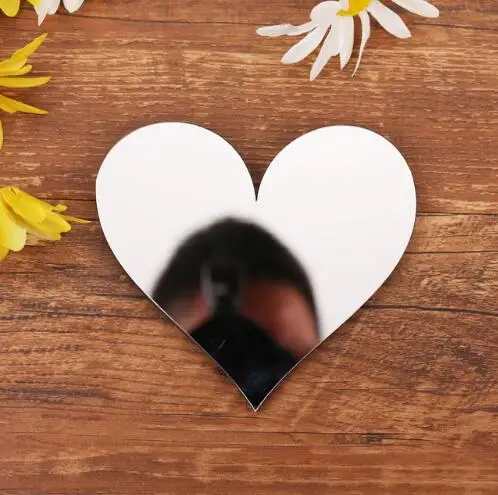 heard Ins новые акриловые зеркальные наклейки 3D DIY настенные наклейки английские буквы украшение для дома креативные вечерние праздничные настенные украшения - Цвет: heard