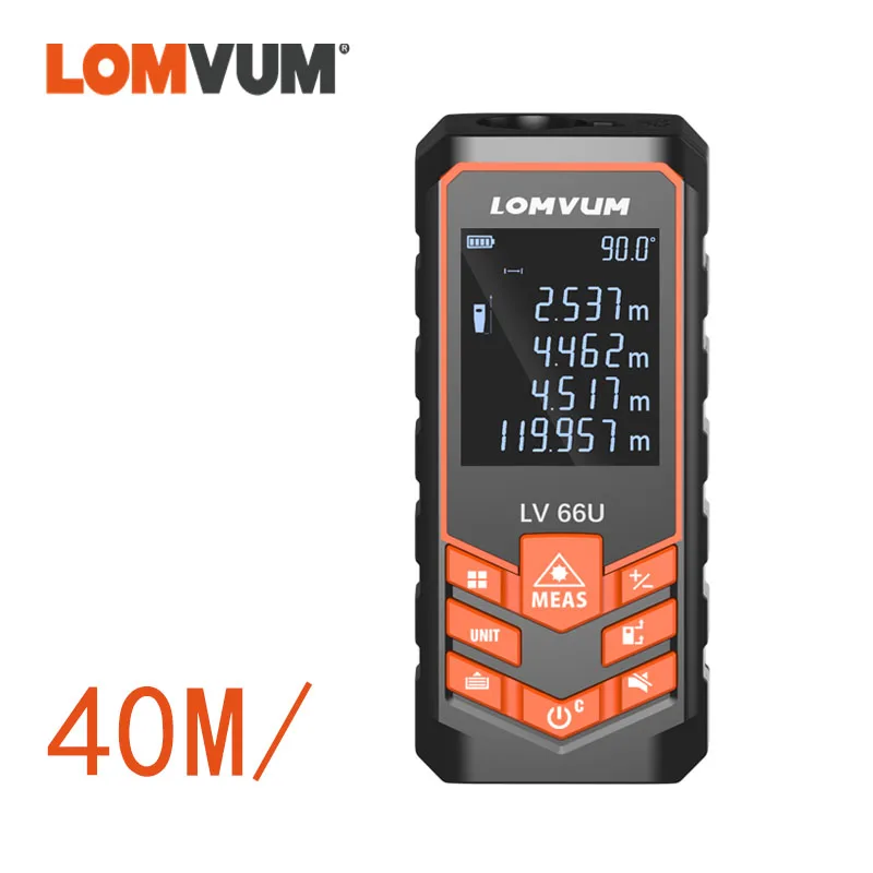 Лазерный дальномер LOMVUM LV 66U 120 м|Лазерные дальномеры| |