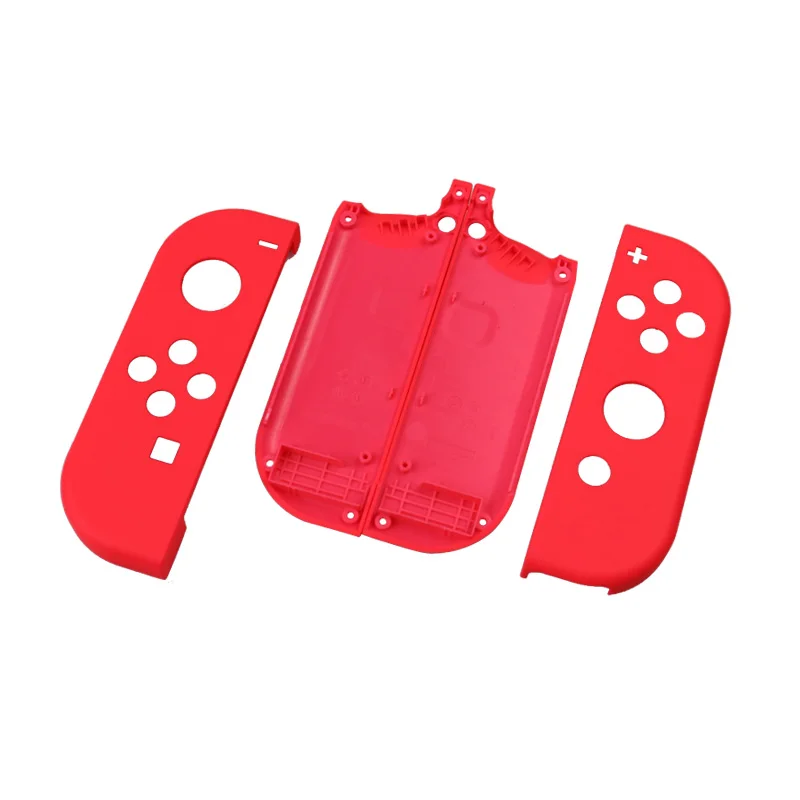 Замена правого левого корпуса оболочка чехол для nintendo NS Switch Joy-Con контроллер - Цвет: red no Midlle Frame