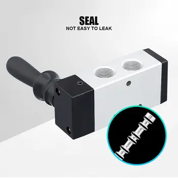 

Pneumatic Hand Pull Mechanical Valve Durable Manual Control 2 Position 5 Way ALI88