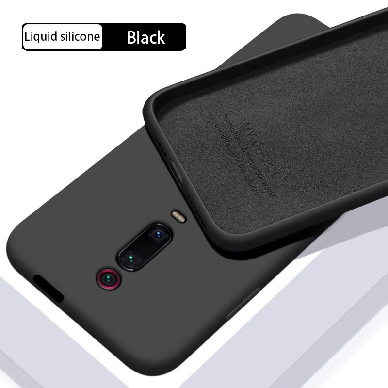 Soft tpu back cover Liquid silicone case For Xiaomi 9T Redmi note8 pro note7 K20 Non-slip Frosted Phone Bags |