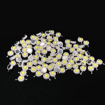 

50pcs 1W LED Diode 1 Watt High Power Chips LED Diod White Light-Emitting-Diodes 1-Watt White 110-120 lm LED Beads LED