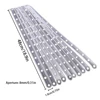 1PC Clear Hanger Connection Strip Set With Hanger Hole Pants Rack Holder Clothes Hang Strip Pants Clip Clothing Store Wholesale 1