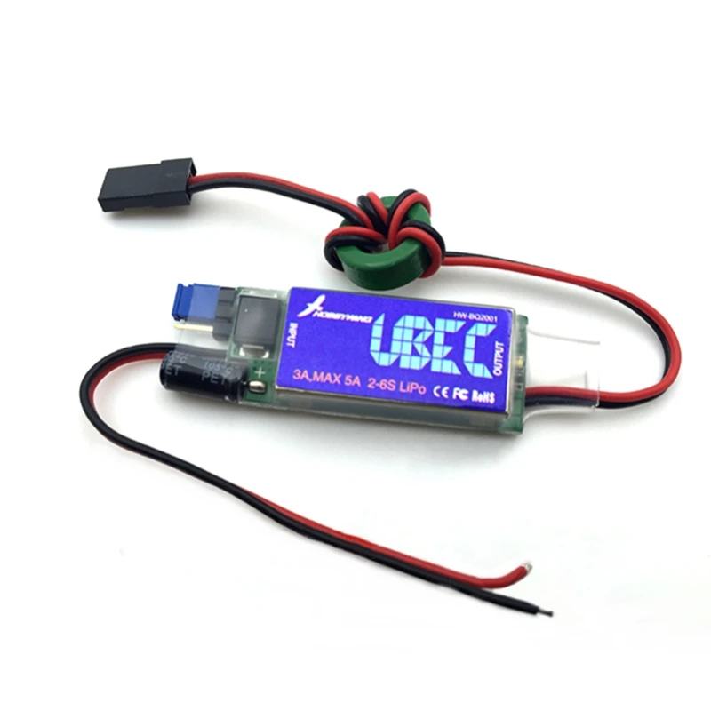 RC UBEC 5V 6V 3A Max 5A Switch Mode Lowest RF Noise BEC Kit for RC Models #* 
