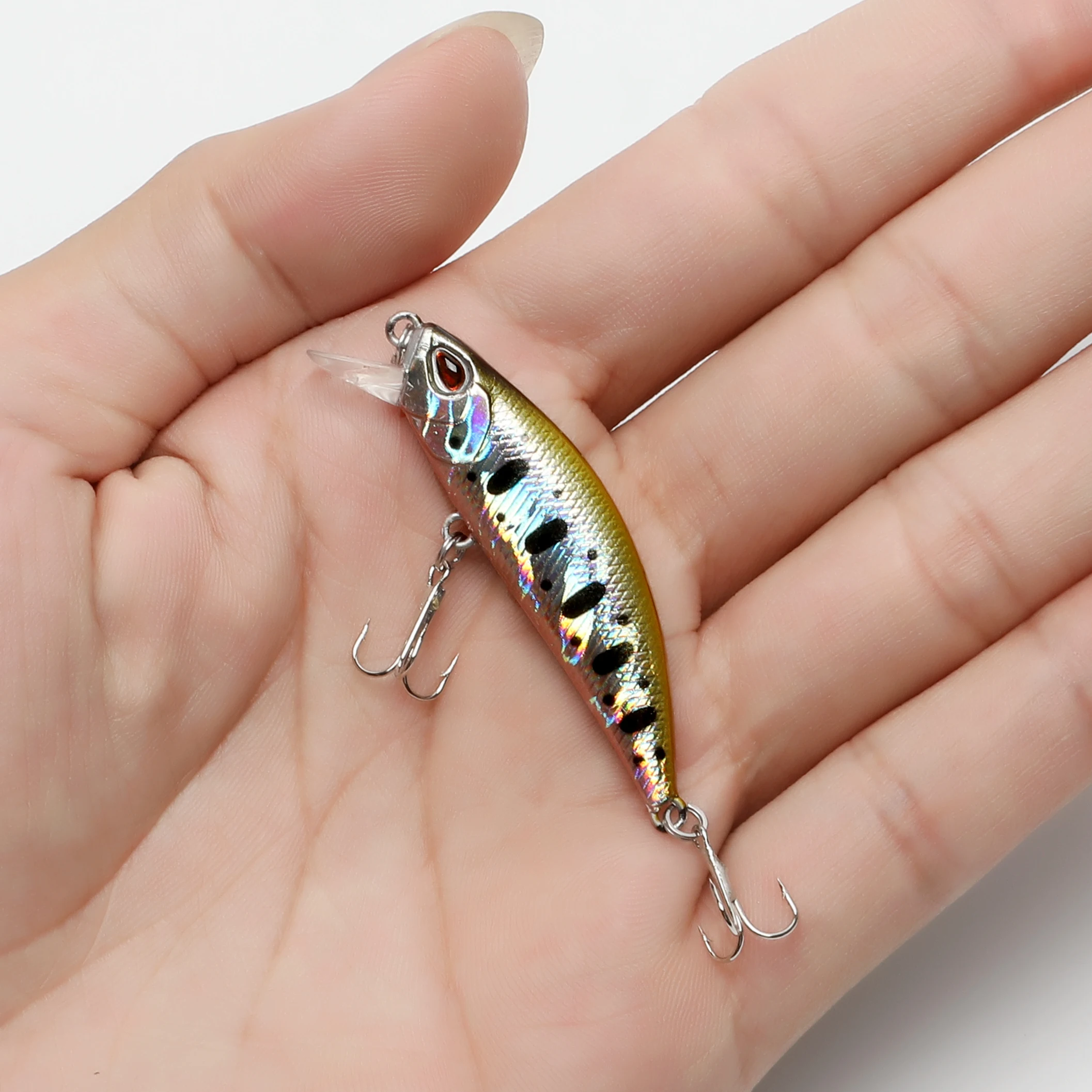Minnow Wobbler Fishing Lure Japan Jerkbait Bait Perch Pesca Mini