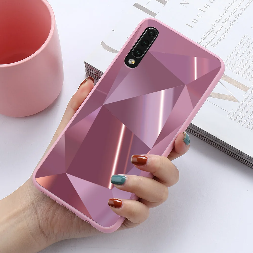 LAPOPNUT 3D Алмазный зеркальный чехол для телефона Samsung Galaxy A70 A50 A40 A20 A30 A10 Тонкий