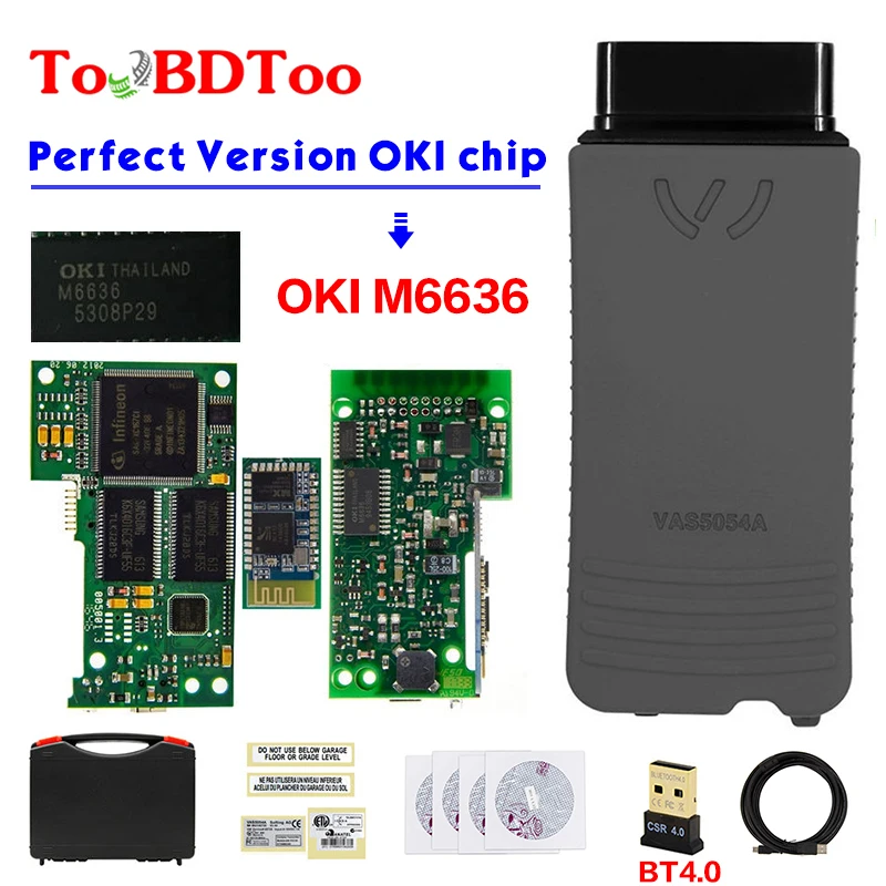 

VAS5054 OKI Green PCB V5.1.3 Car Scanning Tool VAS 5054 Bluetooth 4.0 Support Multi-Languauge VAS5054A OKI Car Scanning Tool