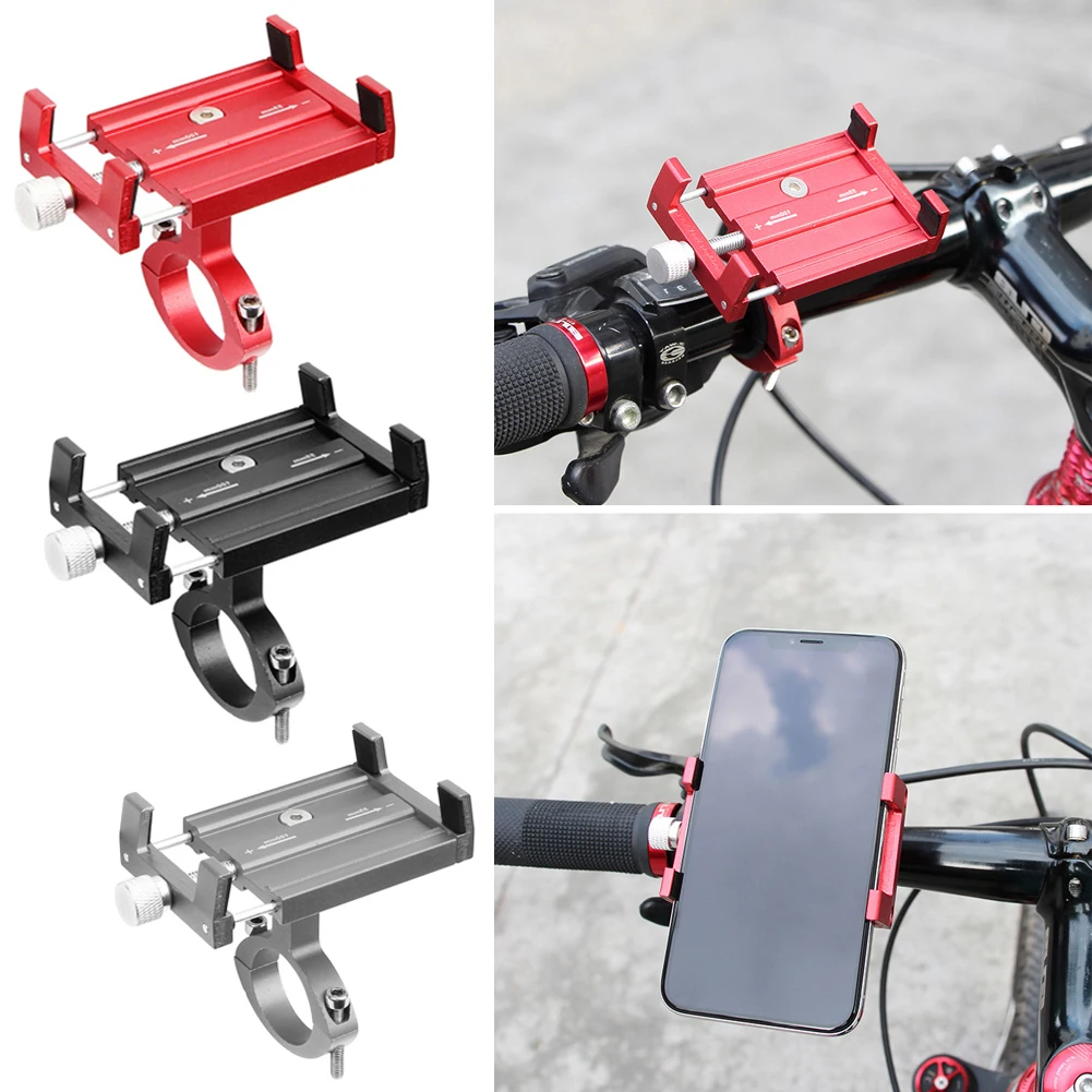 Алюминий Мотоцикл Велосипед держатель для велосипеда MTB руль для сотовый телефон на велосипеде Алюминий сплав держатель мобильного телефона