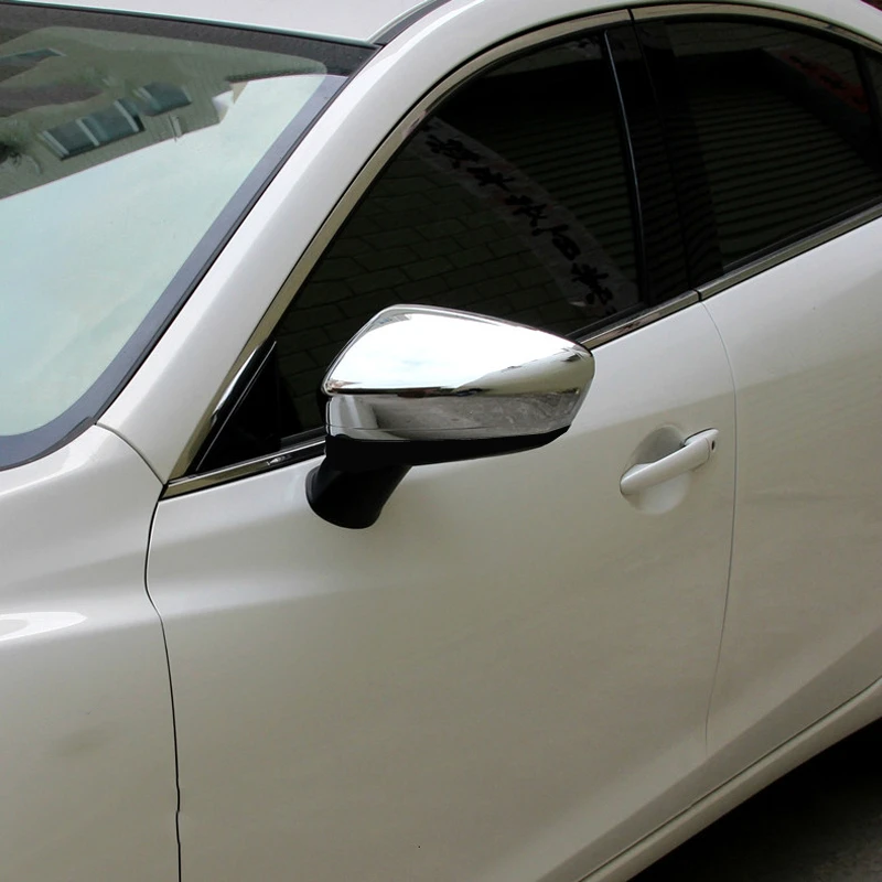 Для Mazda 6 Atenza 2013 ABS пластик боковые зеркала заднего вида декоративная накладка 2 шт. авто аксессуары