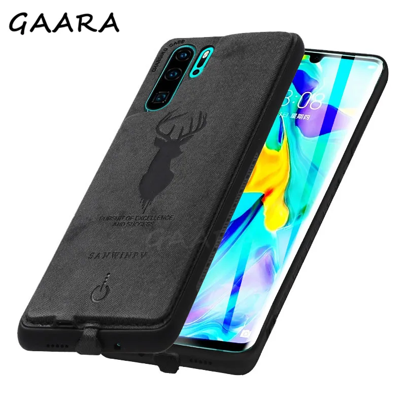 3600 мАч тонкий P20 Pro Чехол-аккумулятор для huawei P20 P30 mate 20 Pro Elk Deer Shell внешняя ткань узор power Bank чехол