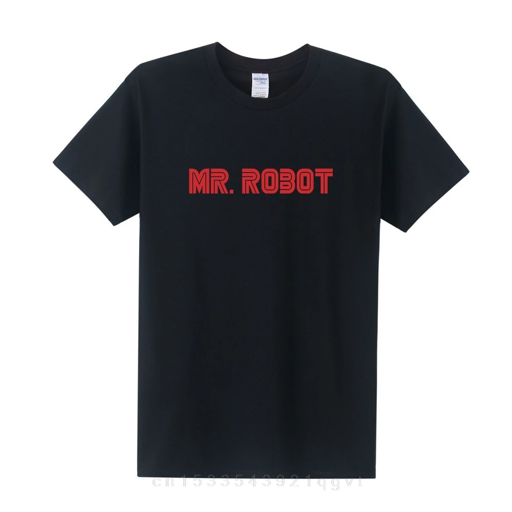 Новое поступление мужская Mr робот футболки для всей семьи модные ТВ-шоу Мужская