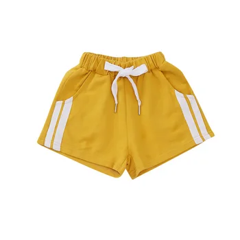 

Girls 2020 summer new casual fashion sports wide leg high waist big girl hot pants comfortable boutique children pants