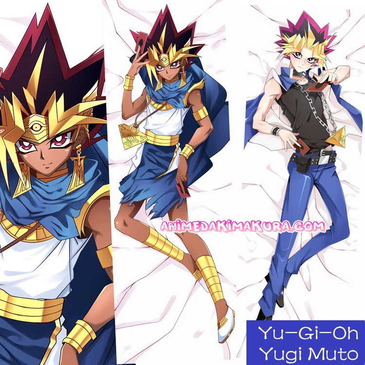 Ю-Ги-о! Yugi Mutou Аниме Dakimakura обнимающий чехол для подушки