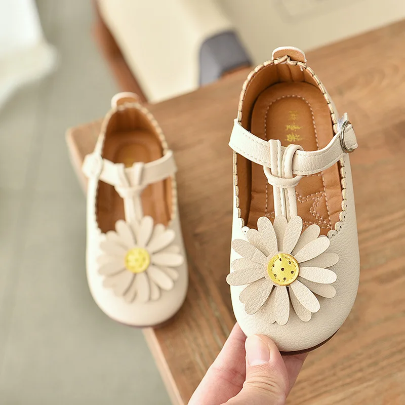 Spring Autumn baby girls shoes Kids shoes Girls children Flowers Princess Shoes Little girl soft sole Single Shoes 1-8years Old