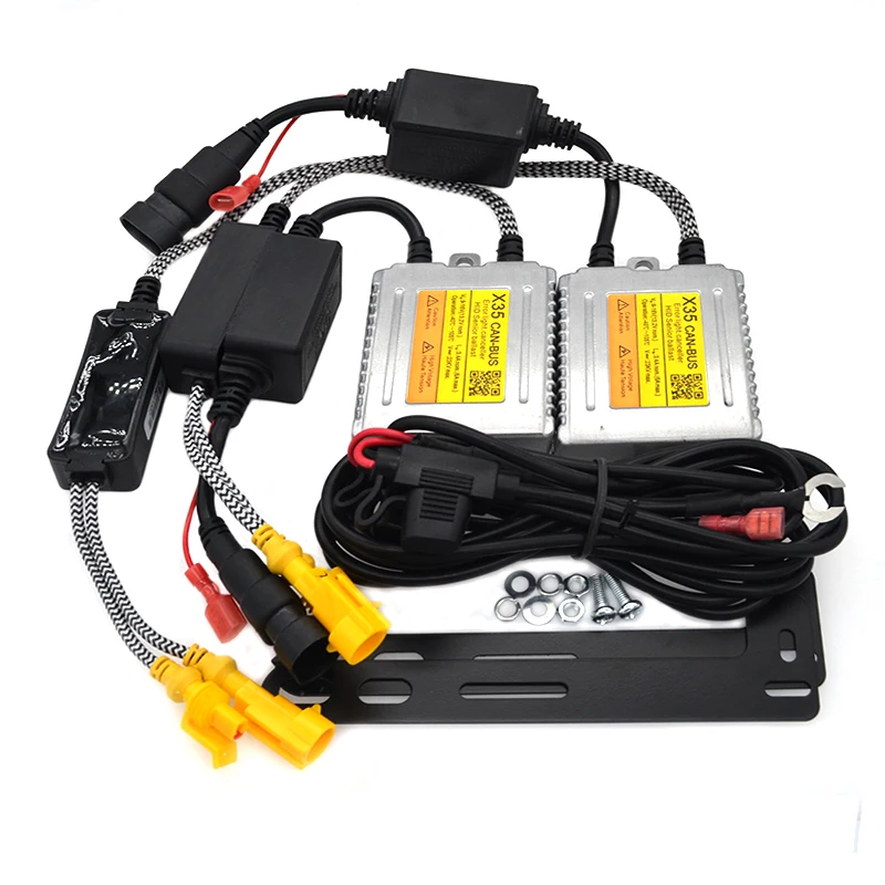 HIDLT 12V Super Fast Bright Canbus Xenon Kit 35W HeartRay H1 H7 H11 9005 9006 D2H Xenon Bulb DLT X35 No Error Canbus Ballast Kit (6)