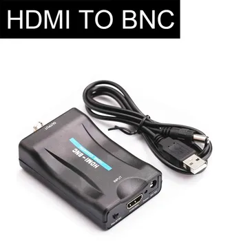 

HDMI TO BNC Composite video signal Converter Adapter VHS DVD Player PAL/NTSC Converter