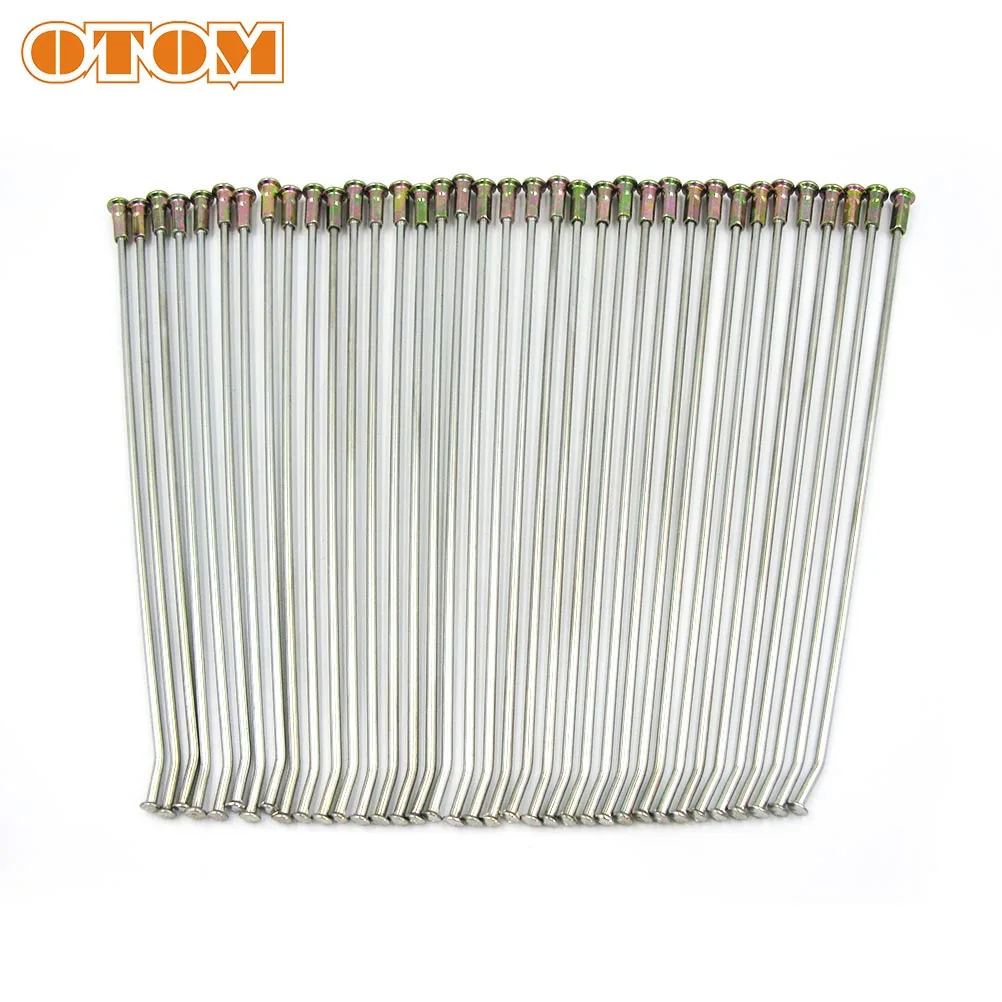 Motorcycle 21" Front 18" 19" Rear Wheel Standard Steel Wire Spokes Kit Nipple For Honda CRF 250R 450R 250X Motocross 36 Pcs