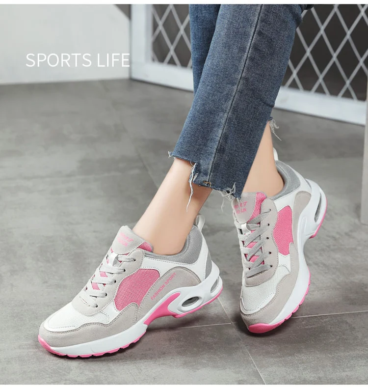 QJ 0665-2021 Spring Autumn Women`s Sport Shoes Woman Sneakers Casual Female Flat Running Shoes-10